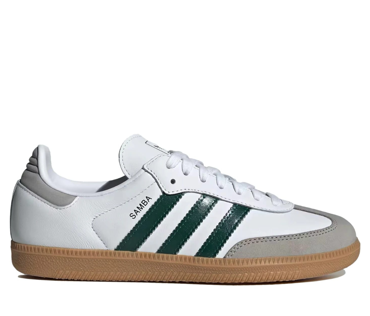 adidas Samba OG White Collegiate Green Gum (Women's)