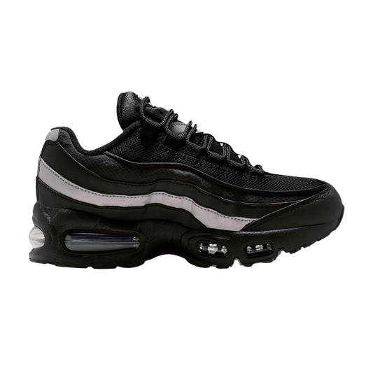 Nike Air Max 95 Black White Metallic Silver (GS)