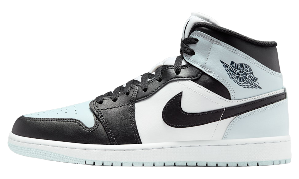 Jordan 1 Mid Black Aura Squadron Blue