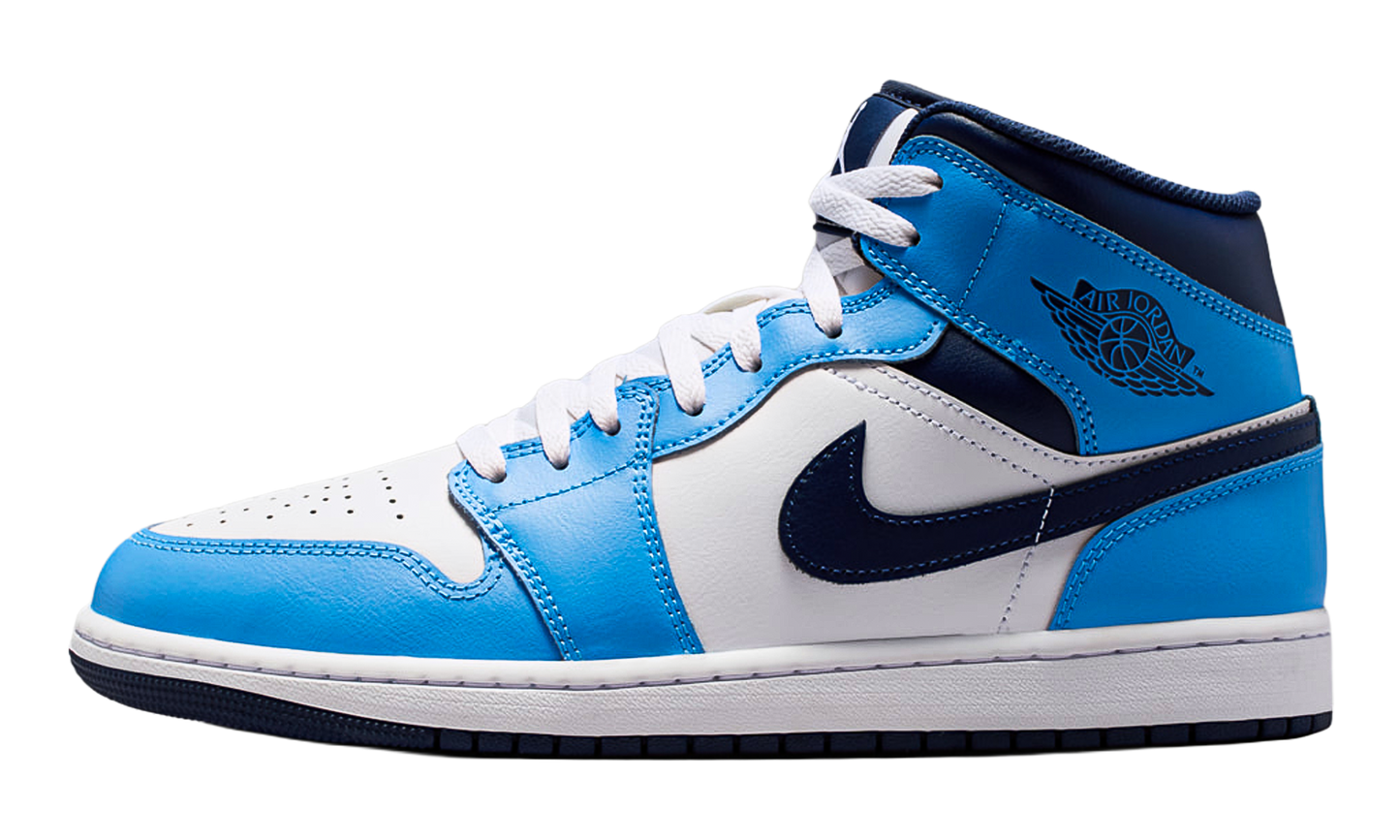 Jordan 1 Mid University Blue Midnight Navy