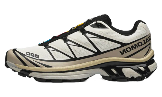 Salomon XT-6 Vanilla Ice Black Silver Cloud
