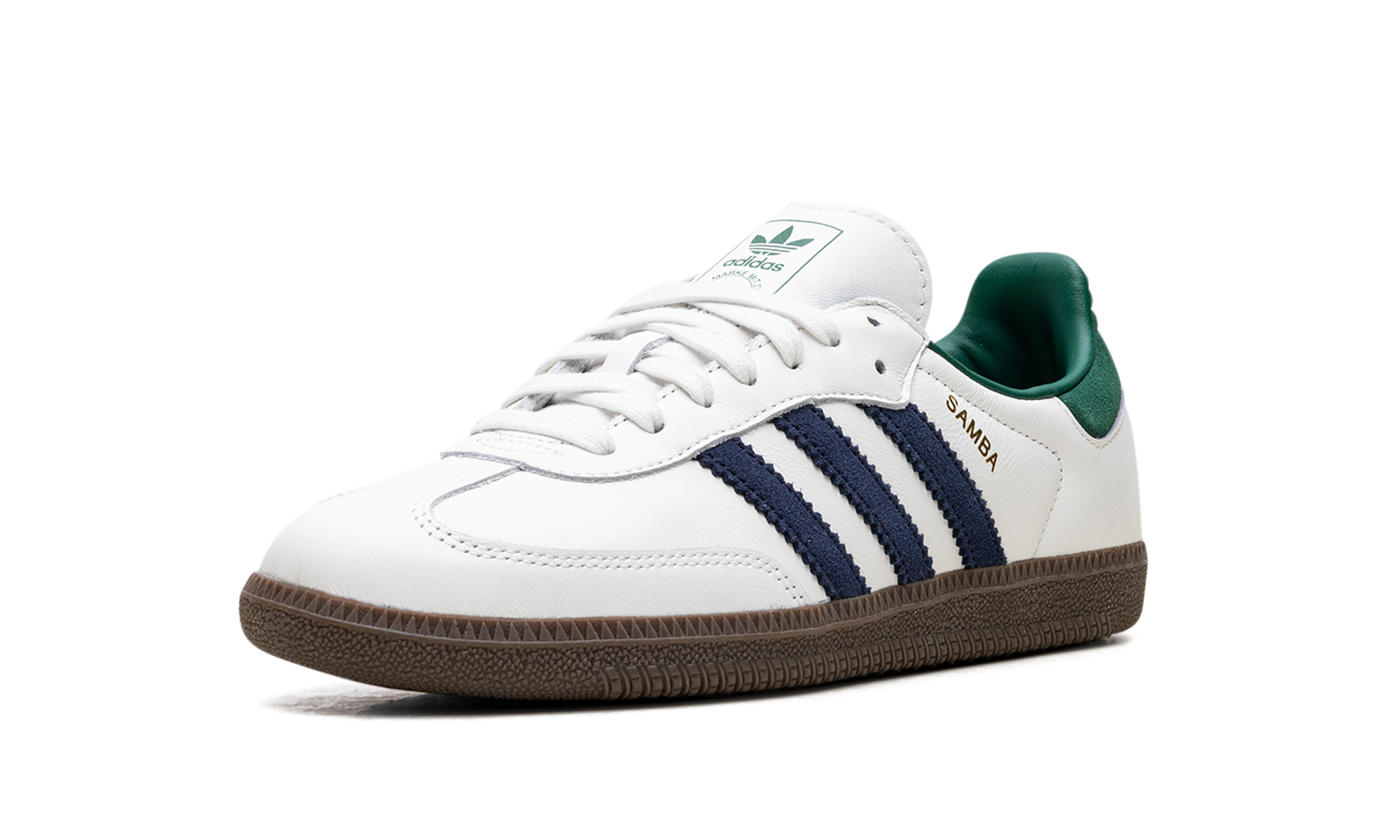 adidas Samba OG Black White Collegiate Green