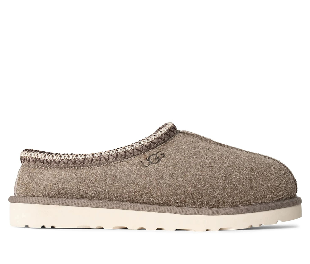 UGG Tasman Shaggy Suede Slipper Smoke Plume