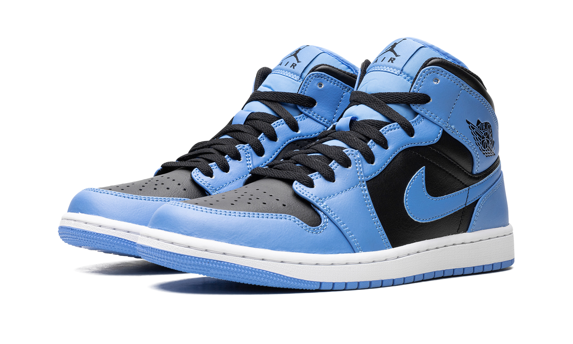 Jordan 1 Mid University Blue Black