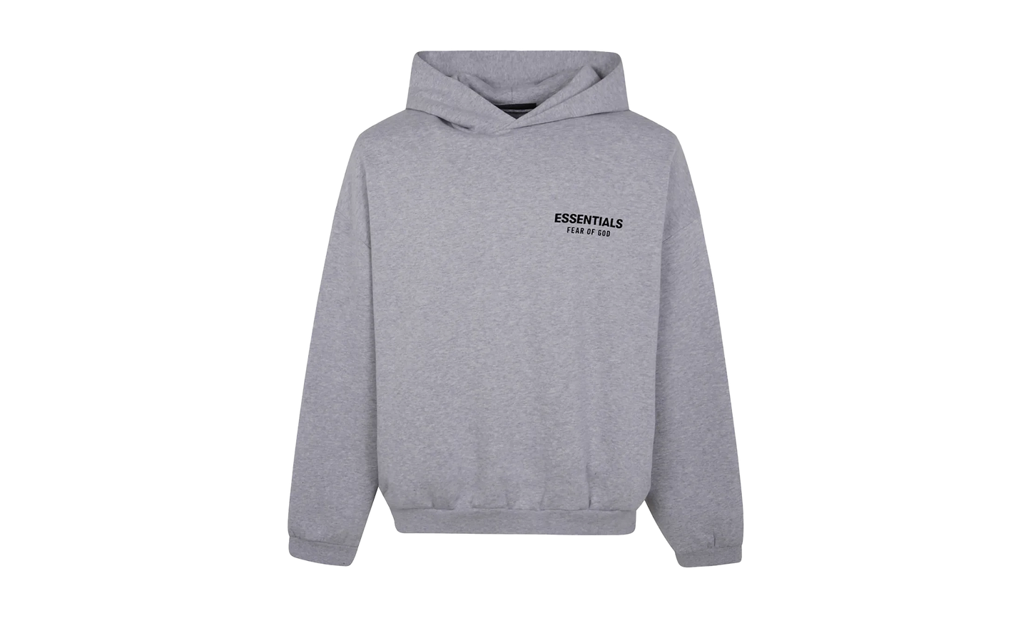 Fear of God Essentials Fleece-Hoodie, Hellgrau meliert