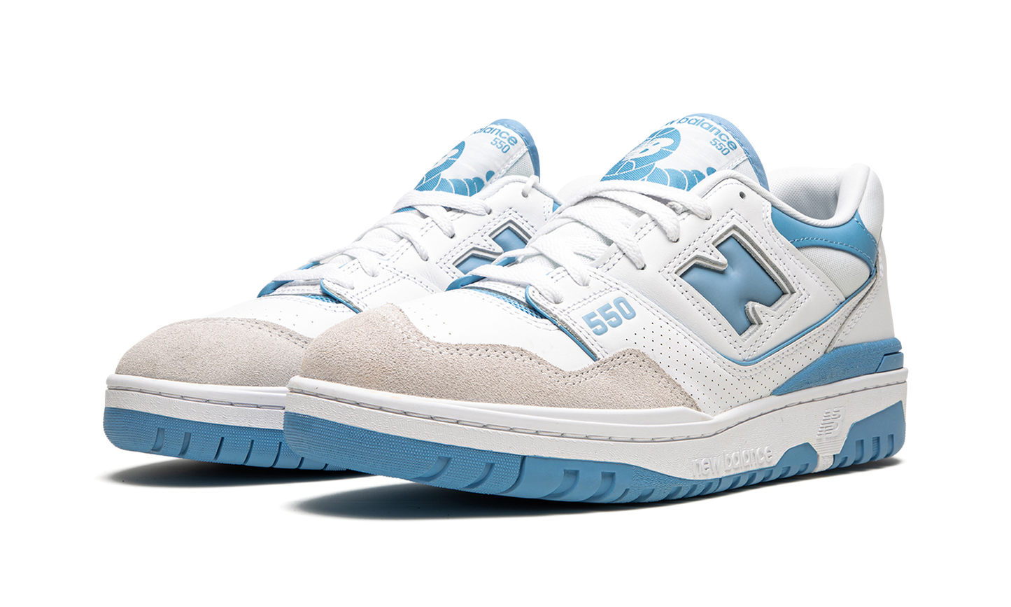 New Balance 550 White Blue Haze Rain Cloud