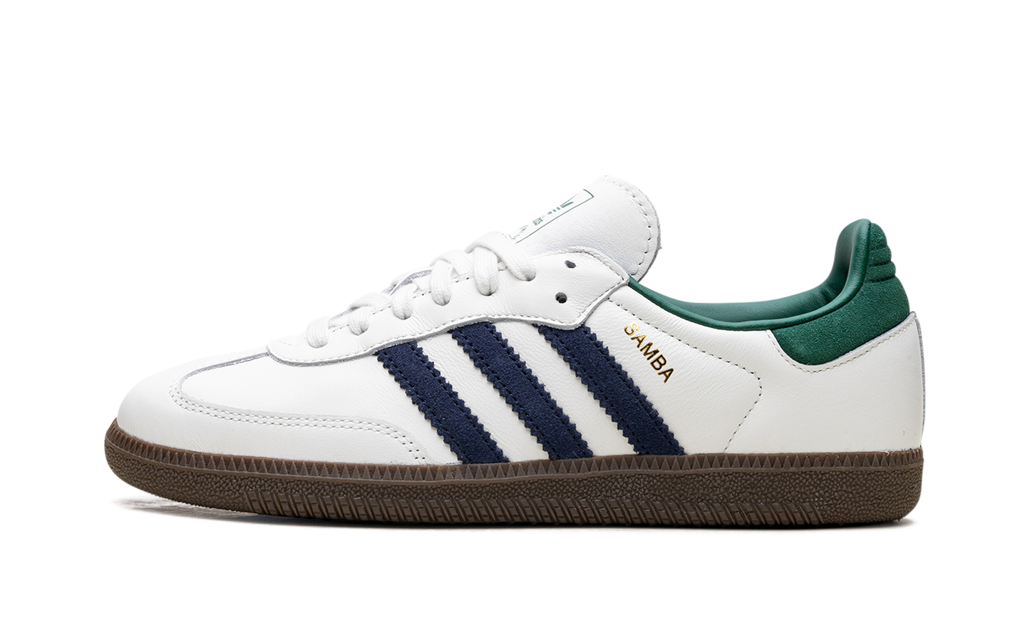 adidas Samba OG Black White Collegiate Green 