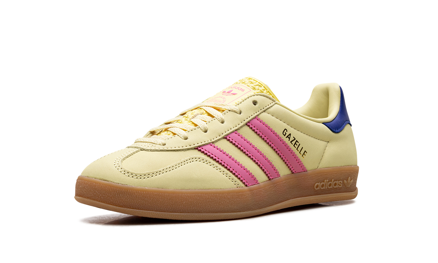 adidas Gazelle Indoor Powder Yellow Lucid Pink Royal (Women's)