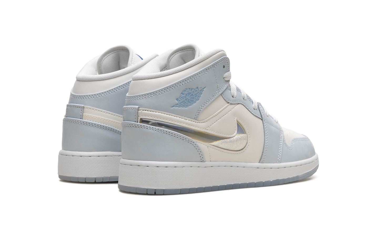 Jordan 1 Mid SE Glitter Swoosh (GS)