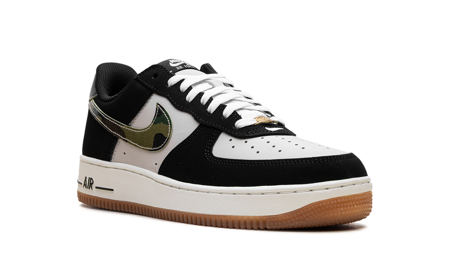 Nike Air Force 1 Low '07 LV8 Black Patent Camo Swoosh