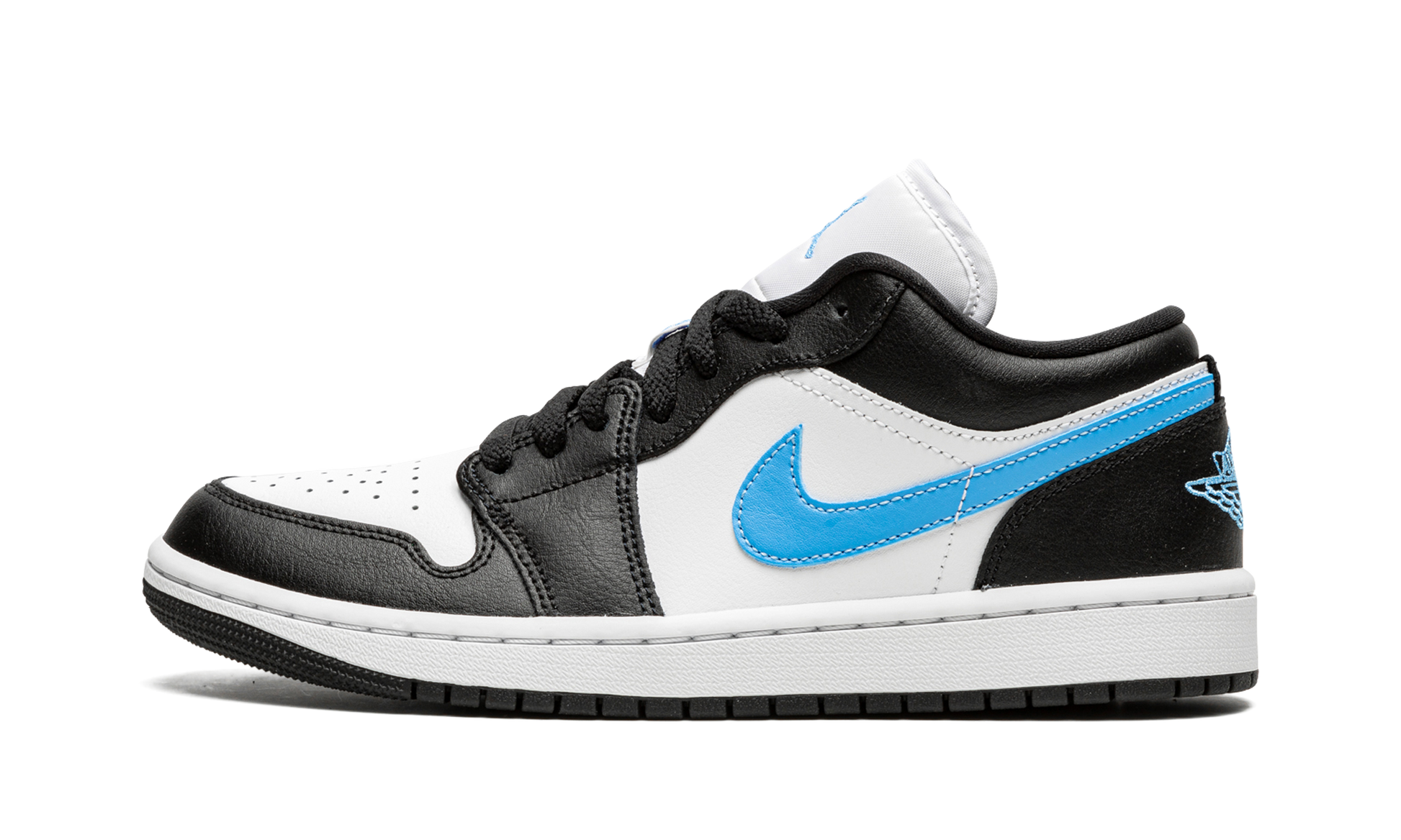 Jordan 1 Low Black University Blue White (Women's)