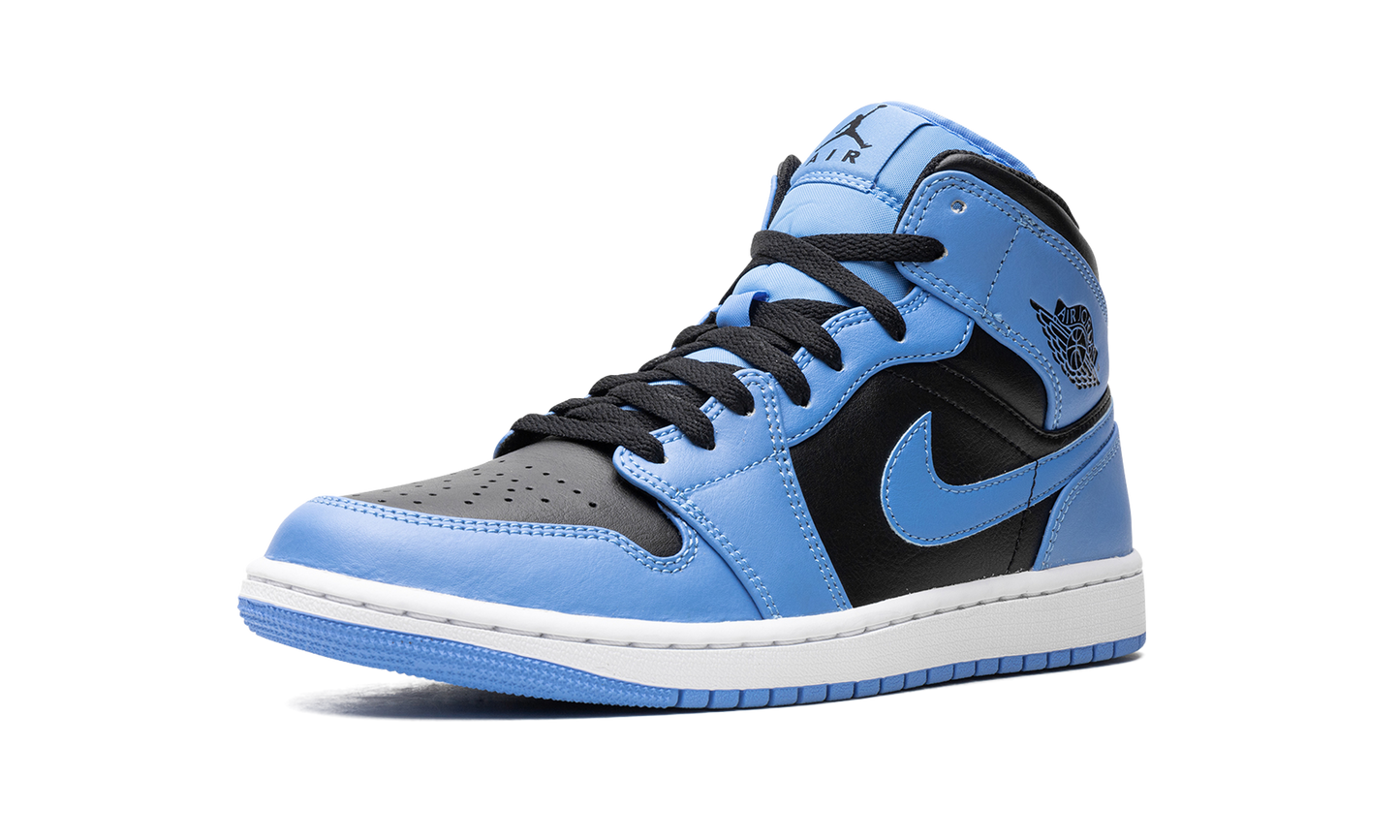 Jordan 1 Mid University Blue Black