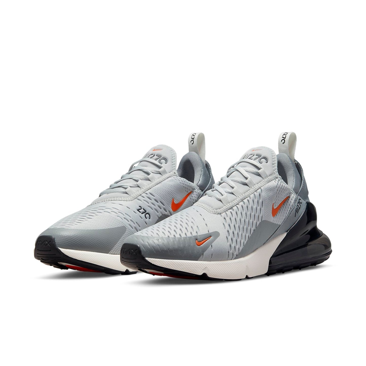 Nike Air Max 270 Grey Fog Team Orange Sail