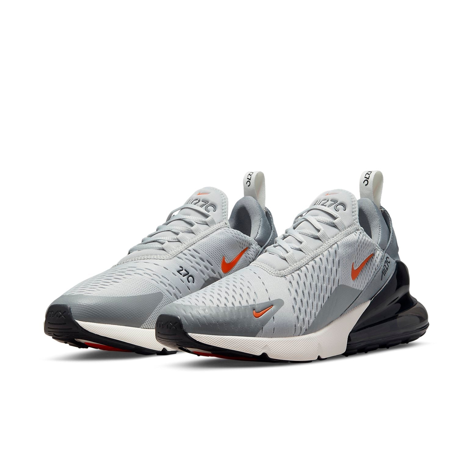 Nike Air Max 270 Grey Fog Team Orange Sail