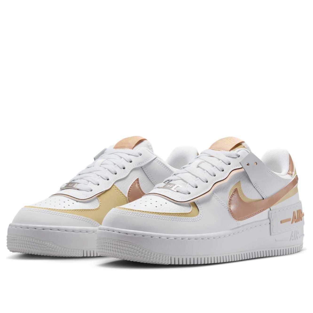 Nike Air Force 1 Low Shadow White Team Gold Rattan (Women's)