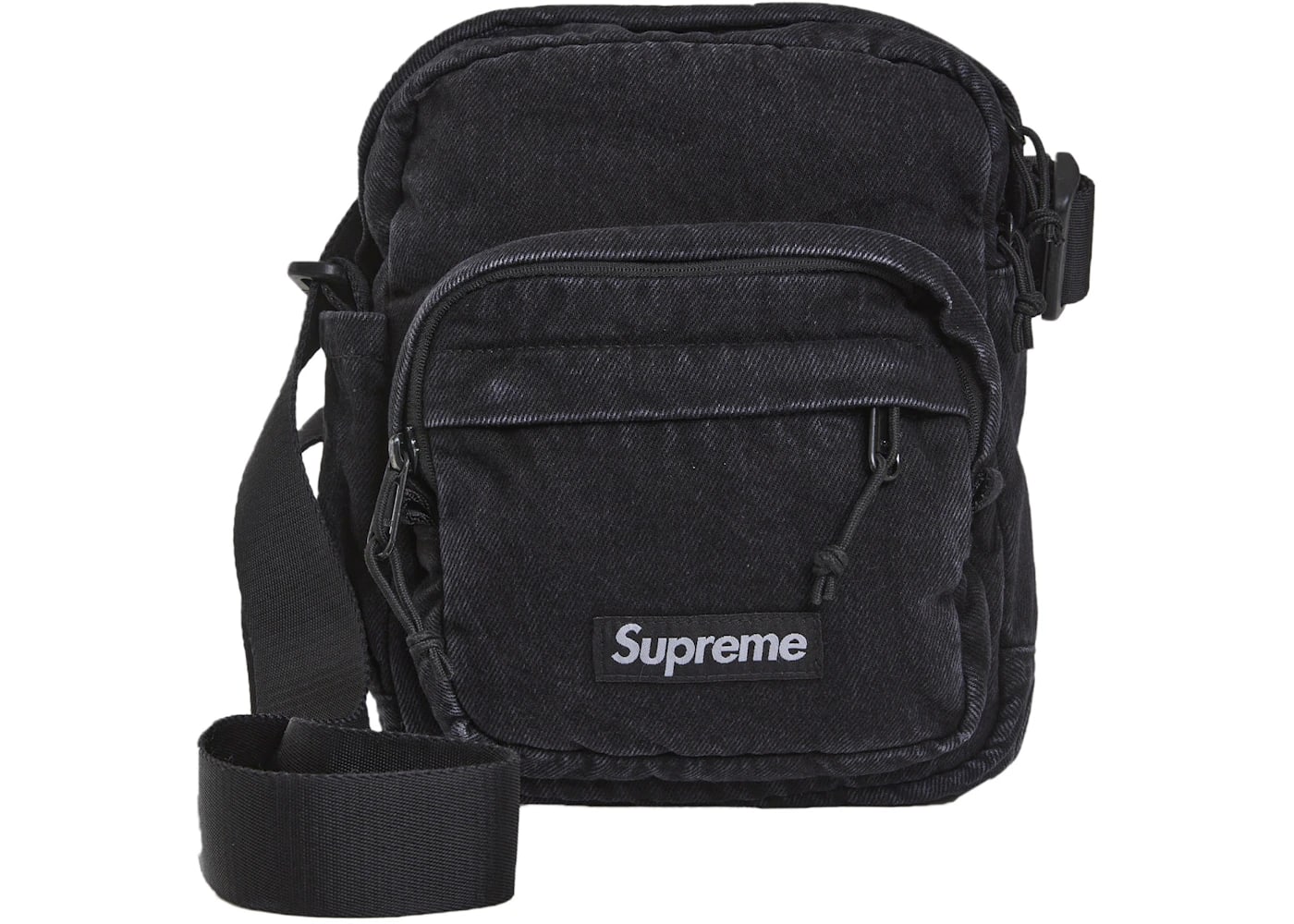 Supreme Denim Shoulder Bag Black