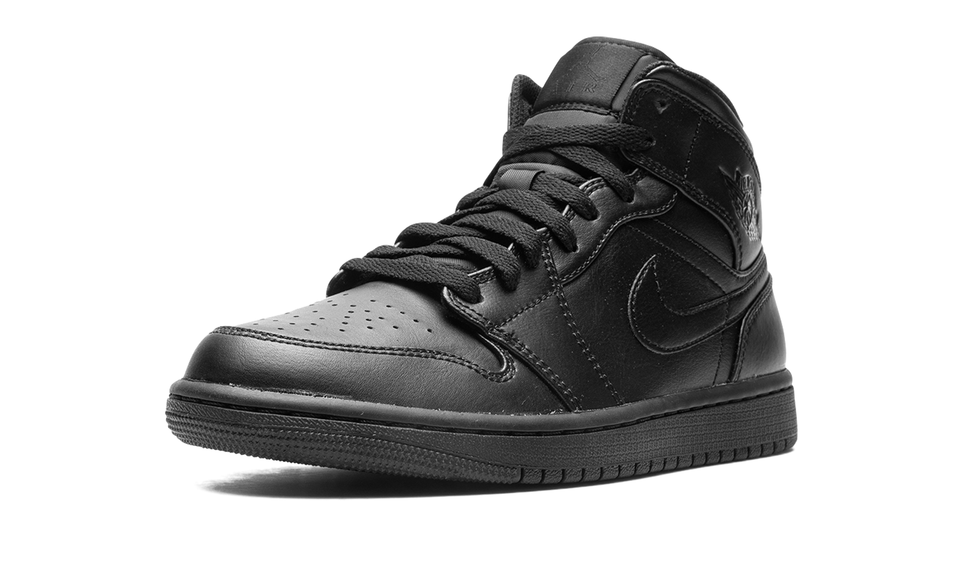 Jordan 1 Mid Triple Black
