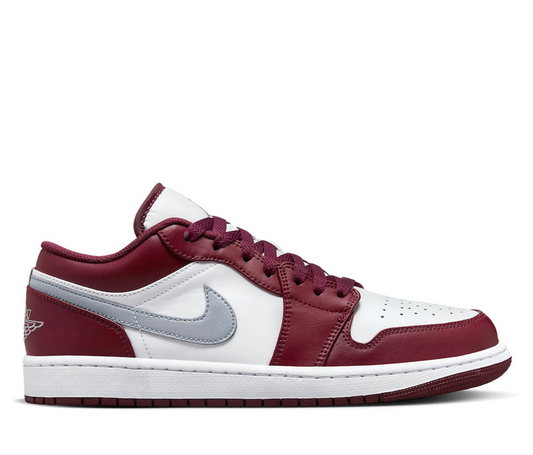 Jordan 1 Low White Bordeaux