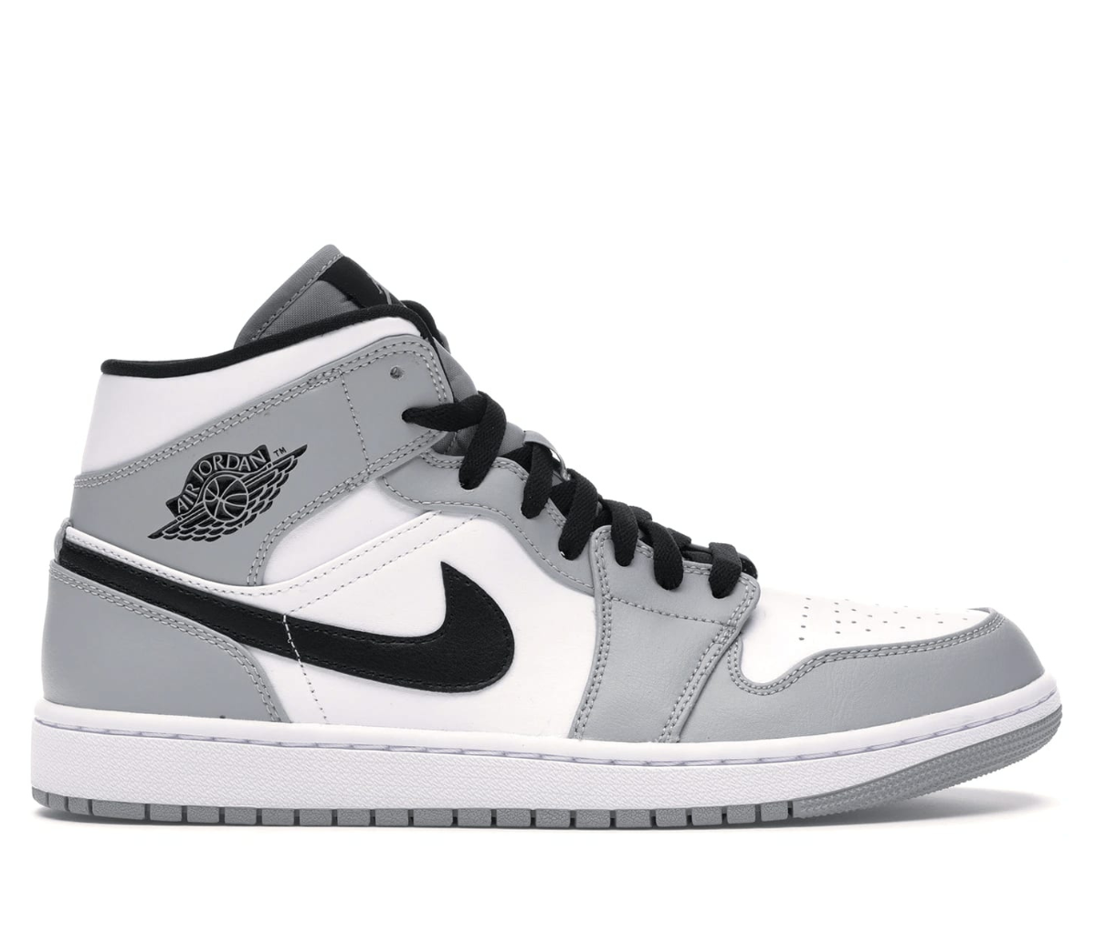Jordan 1 Mid Light Smoke Grey