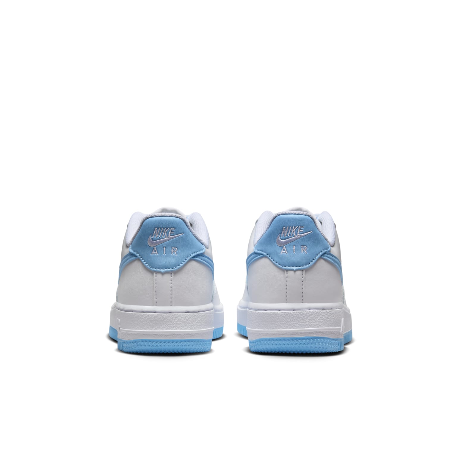 Nike Air Force 1 Low White Aquarius Blue (GS)