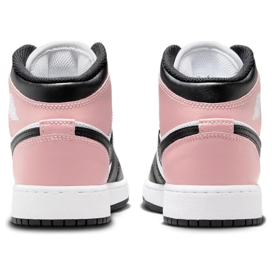 Jordan 1 Mid White Rust Pink Black (GS)
