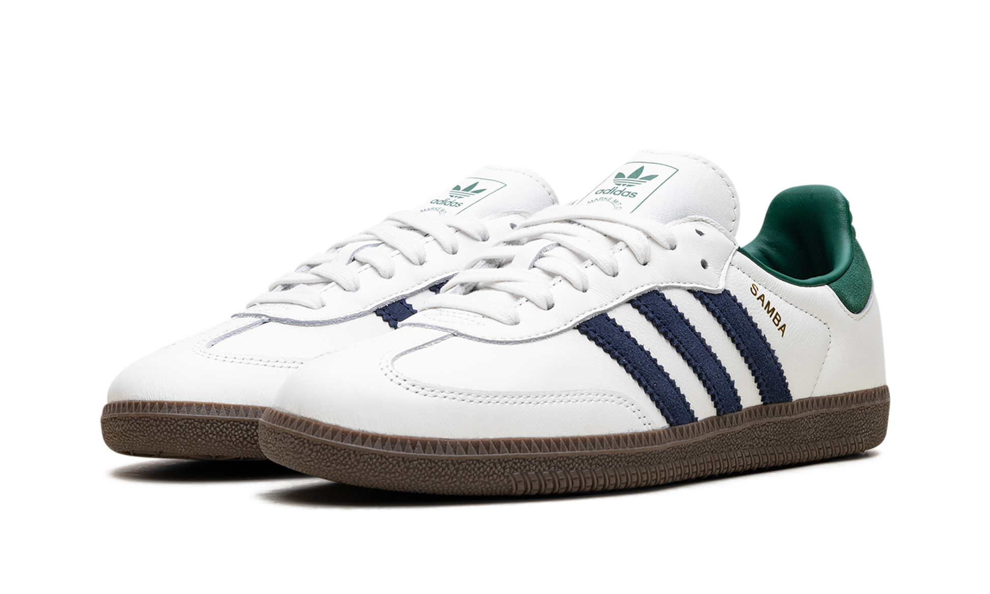 adidas Samba OG Black White Collegiate Green