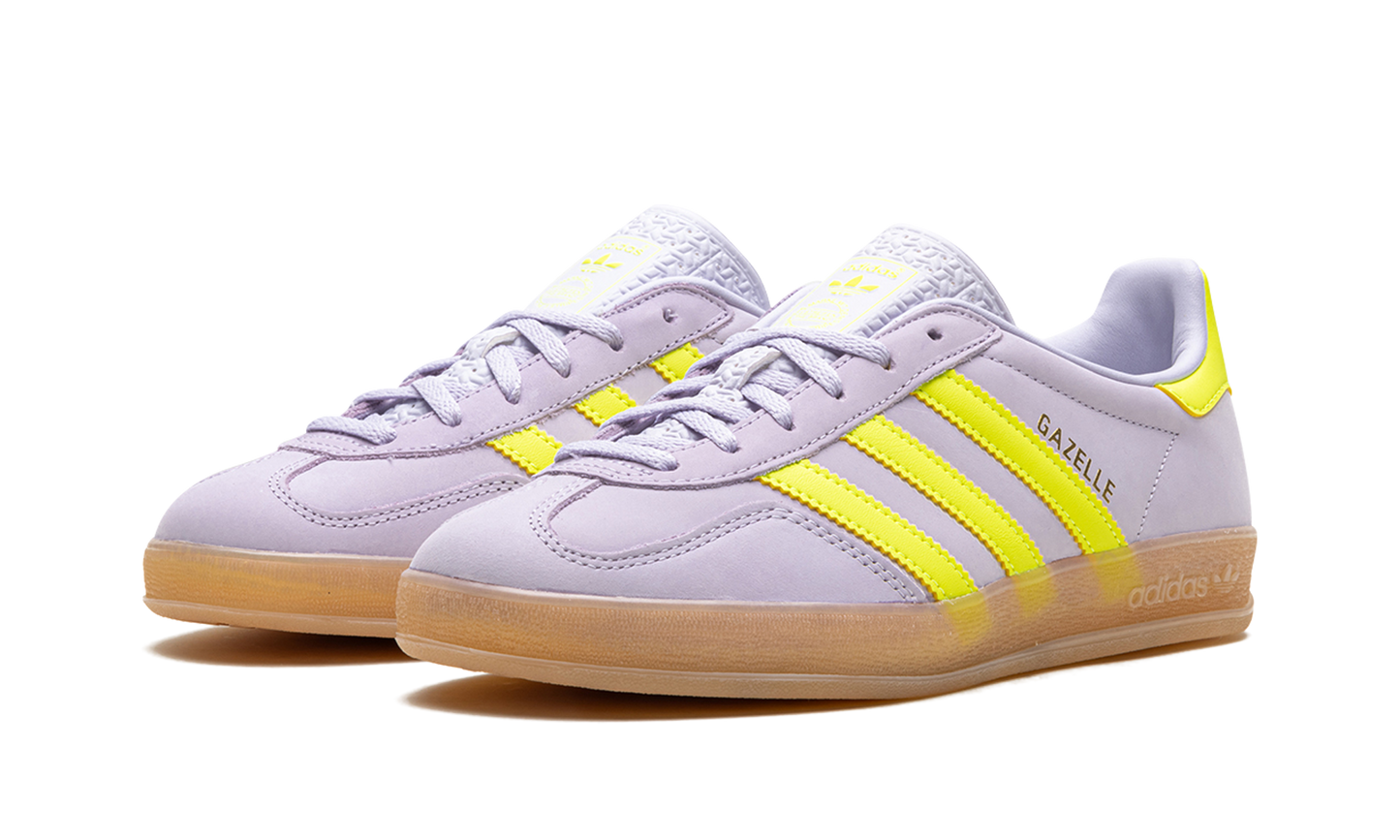 adidas Gazelle Indoor Silver Dawn Solar Yellow (Women's)