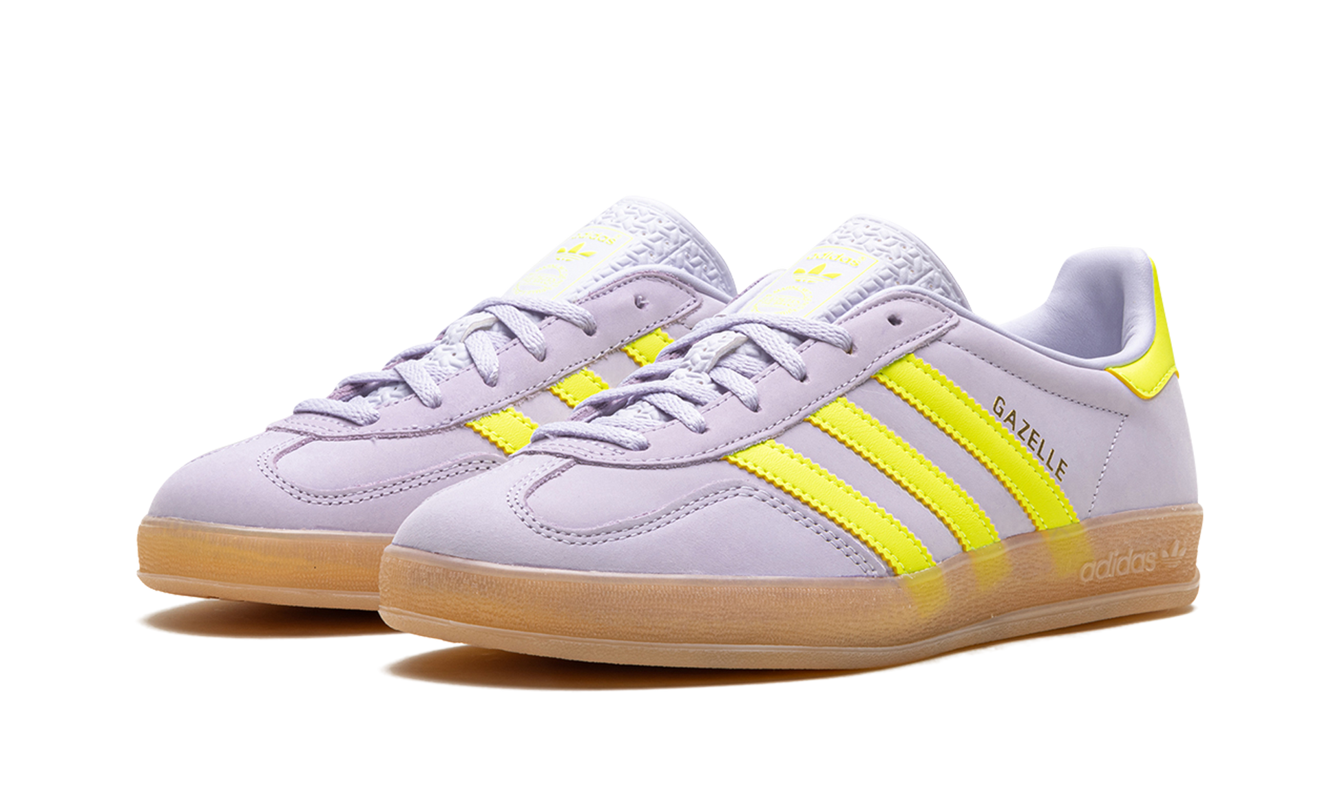 adidas Gazelle Indoor Silver Dawn Solar Yellow (Women's)