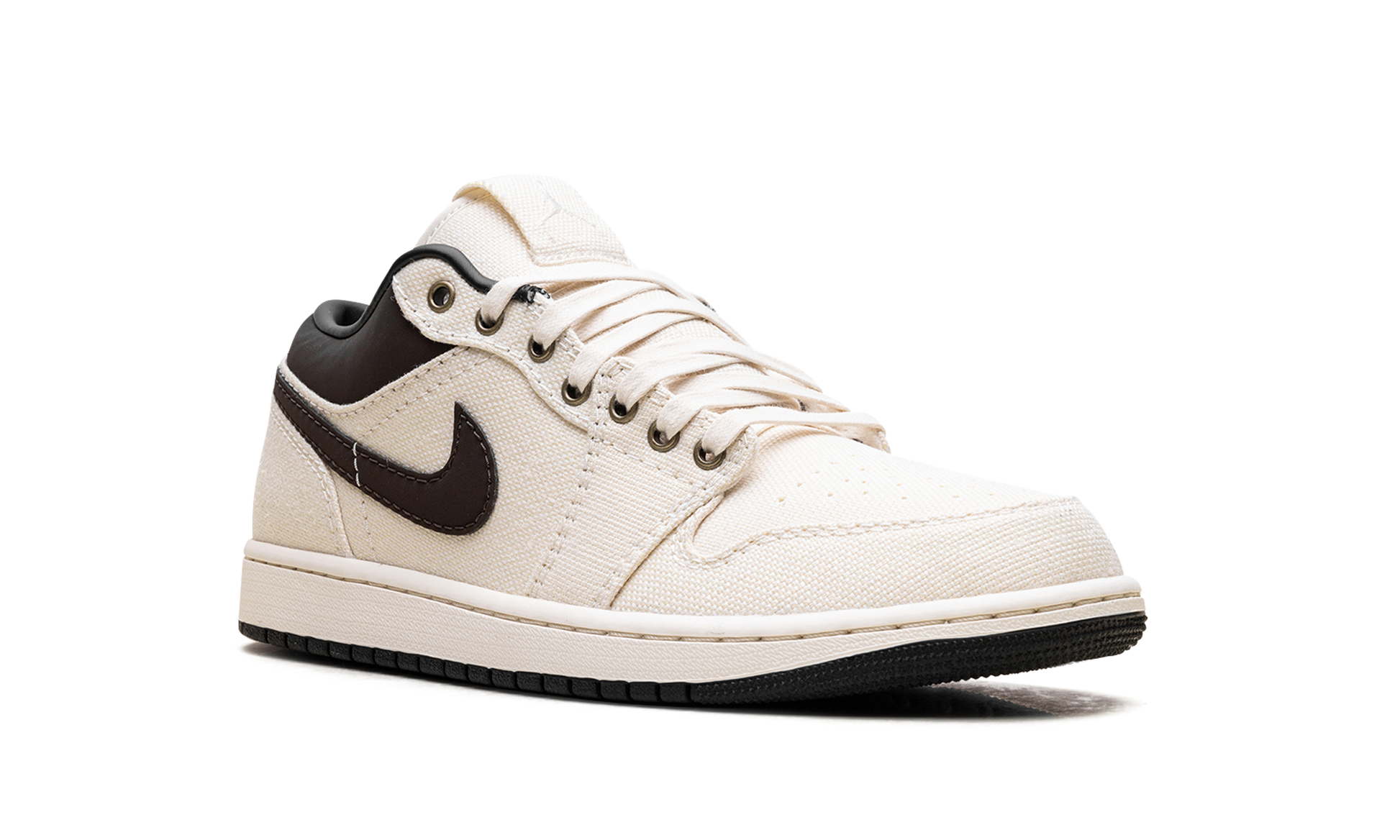 Jordan 1 Low Premium Pale Ivory Off Noir Baroque Brown
