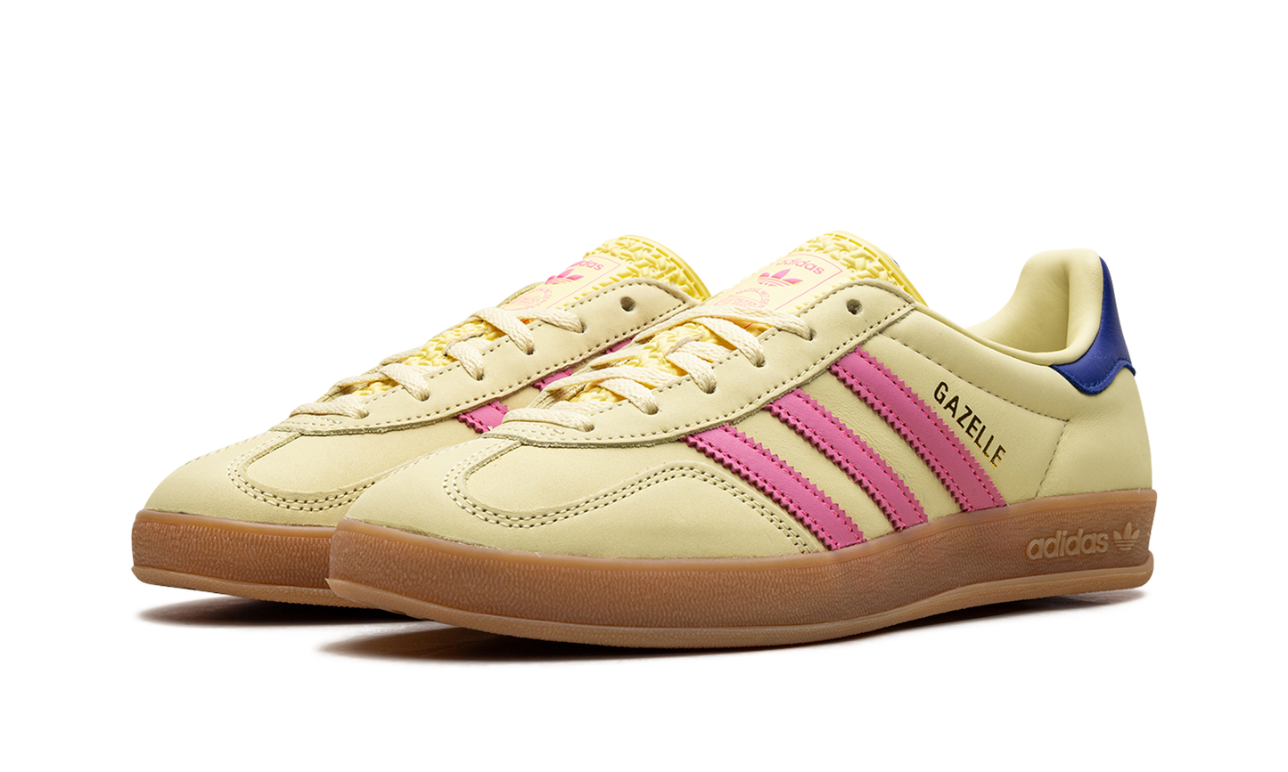 adidas Gazelle Indoor Powder Yellow Lucid Pink Royal (Women's)