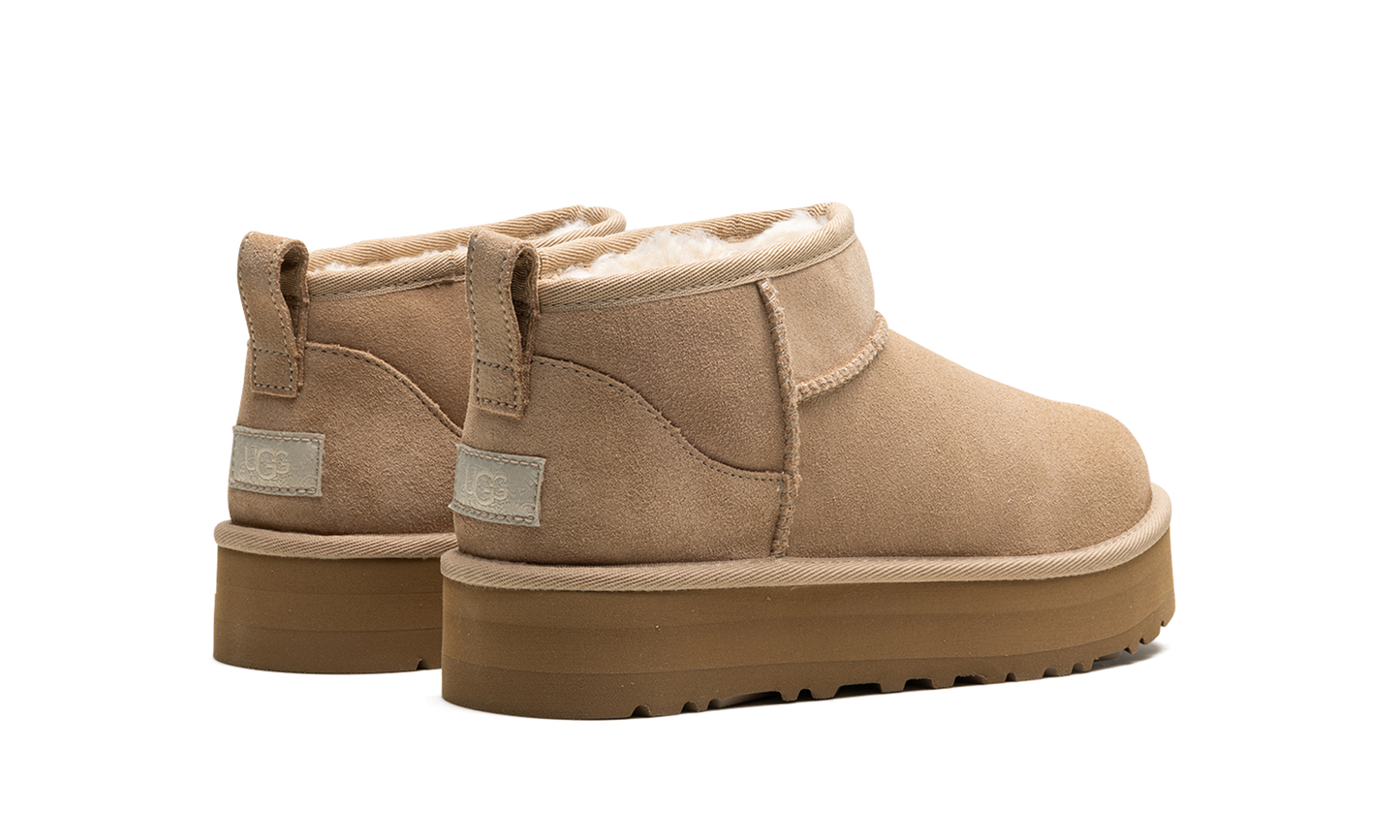 UGG Classic Ultra Mini Platform Boot Sand (Kids)