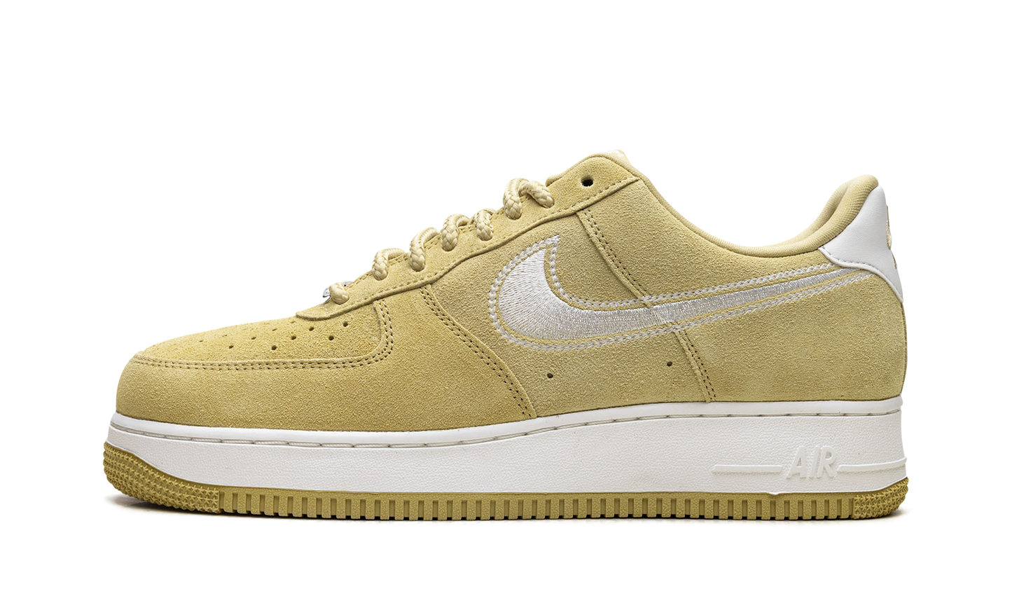 Nike Air Force 1 Low '07 LV8 Buff Gold Sail Embroidered Swoosh