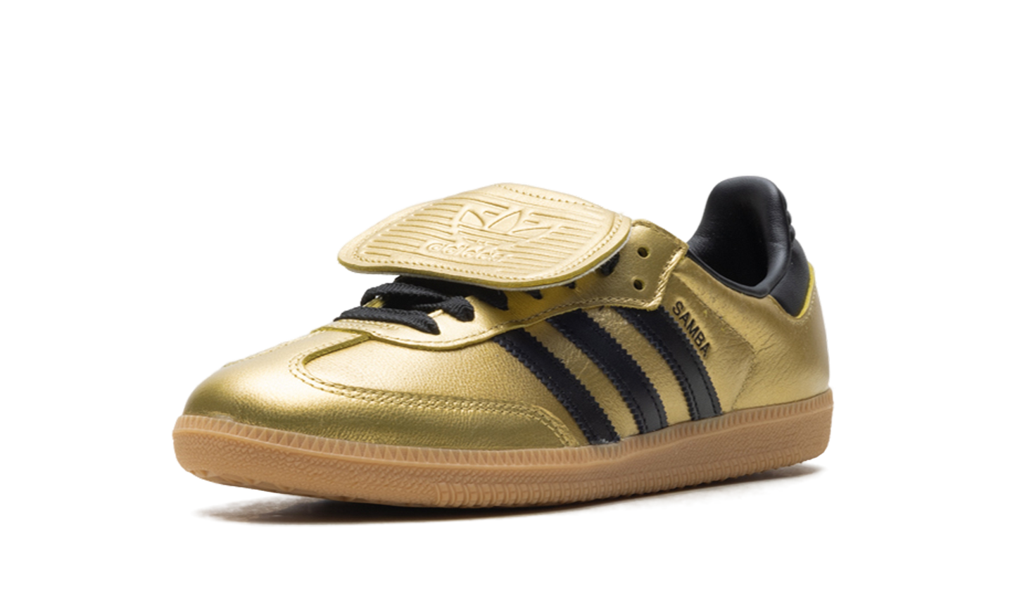 adidas Samba LT Gold Metallic Black Gum (Women's)