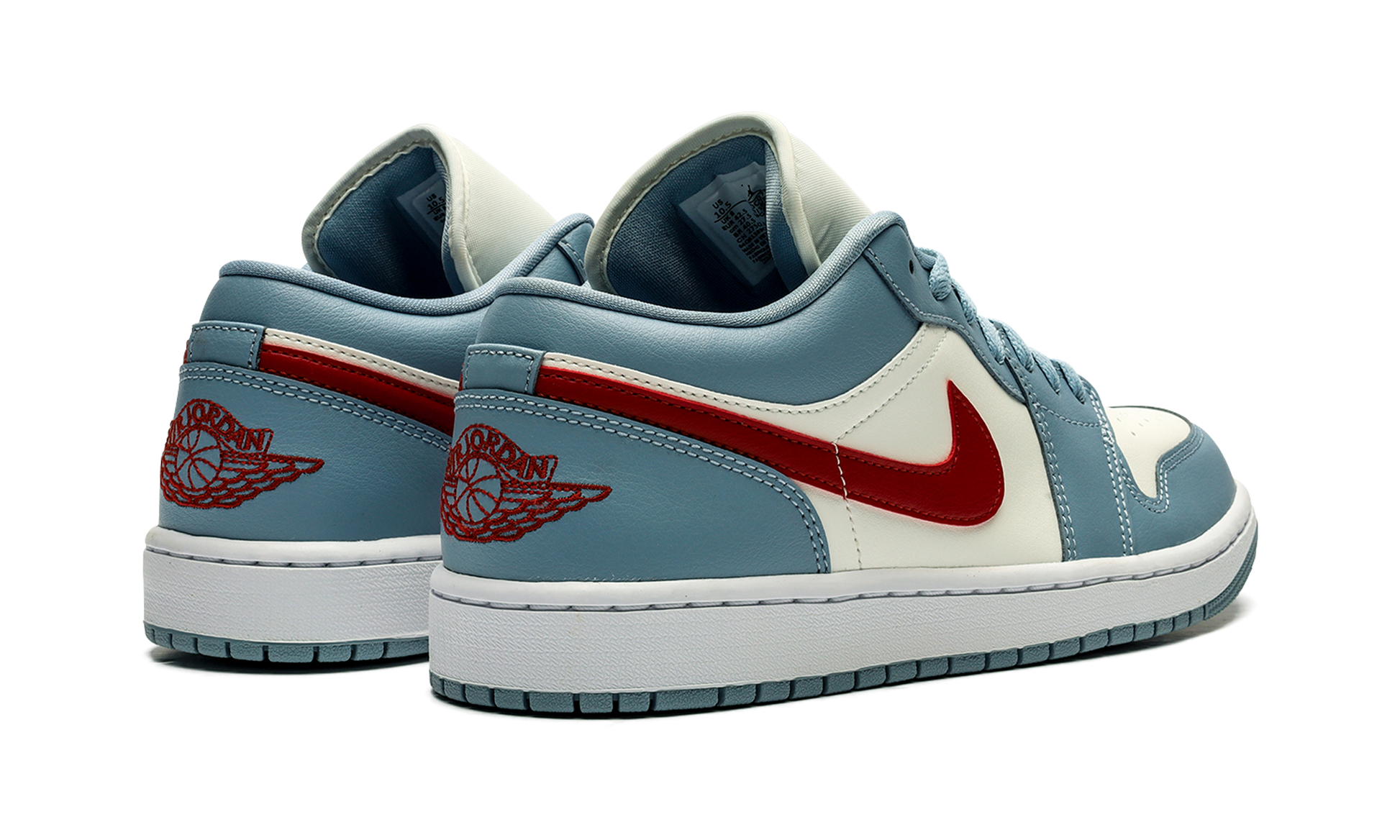 Jordan 1 Low Blue Whisper Dune Red (Women's)