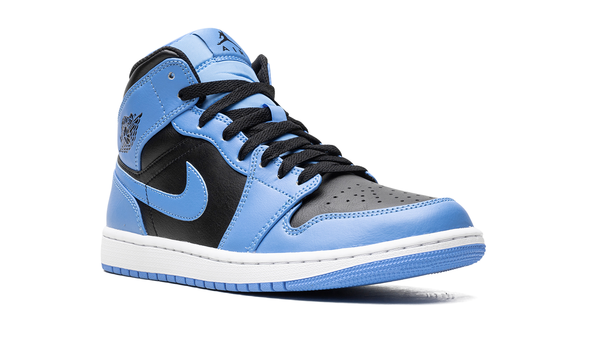 Jordan 1 Mid University Blue Black