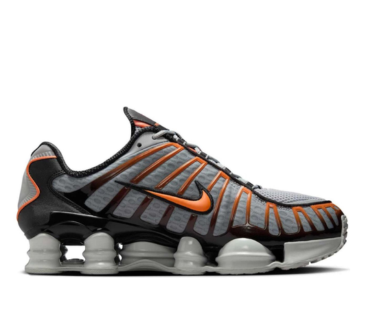 Nike Shox TL Light Smoke Gray Black Bright Mandarin 