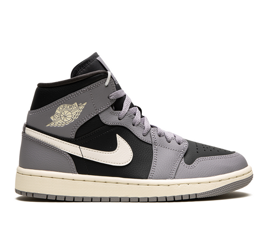 Jordan 1 Mid Cement Gray (Women's) 