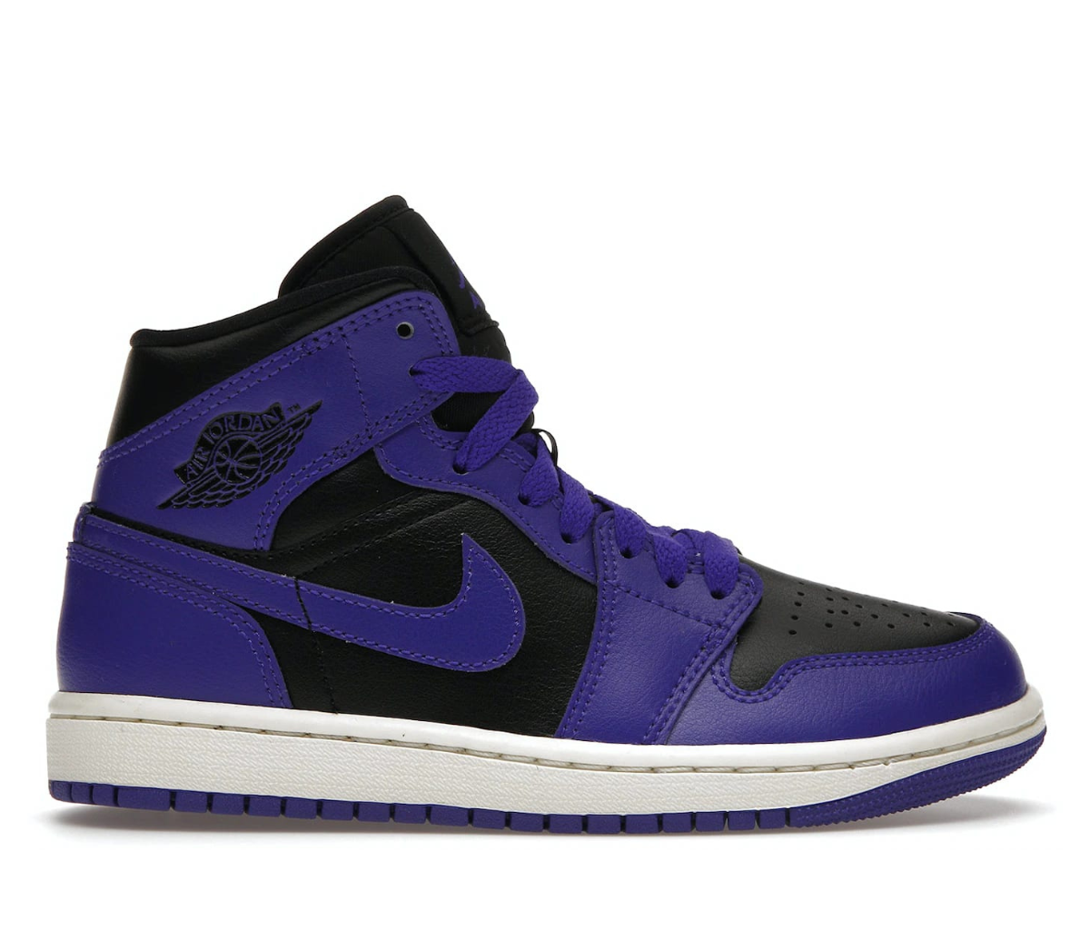 Jordan 1 Mid Purple Black (Women's)