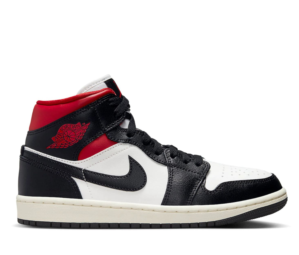Jordan 1 Mid Gym Red Panda (Women's)