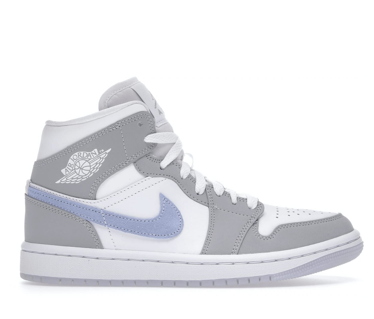 Jordan 1 Mid Wolf Grey Aluminum (Women's)