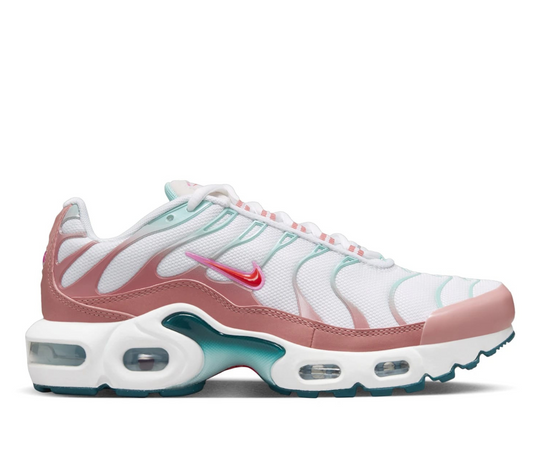 Nike Air Max Plus White Red Stardust Jade Ice Siren Red (GS) 
