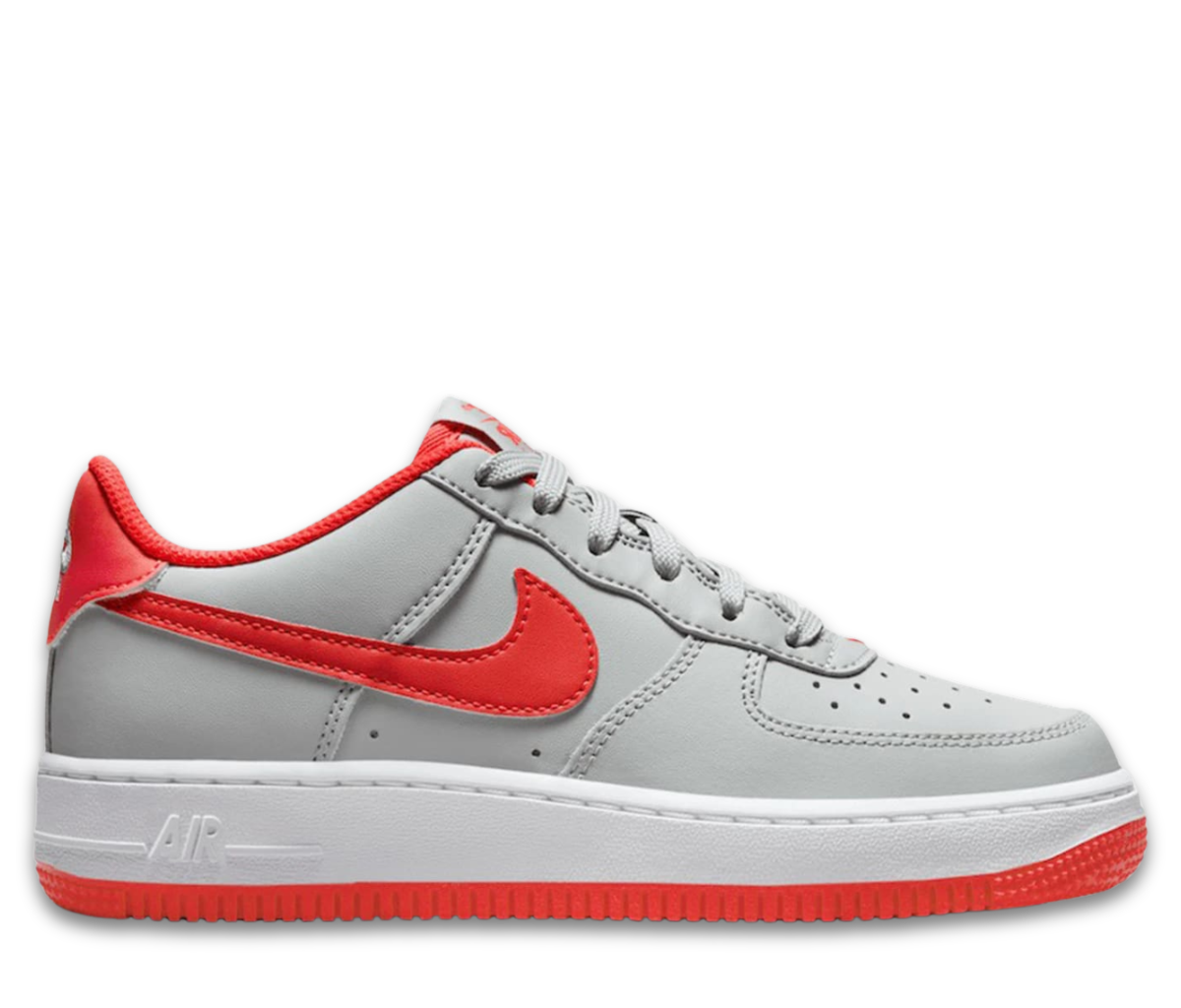 Nike Air Force 1 Low Light Smoke Bright Crimson (GS)