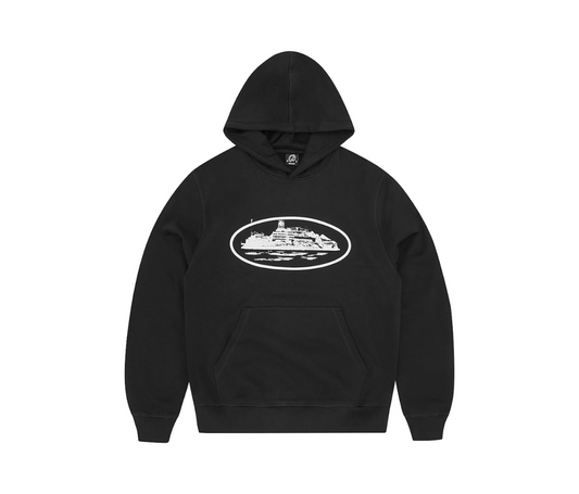 Corteiz Alcatraz Hoodie Black