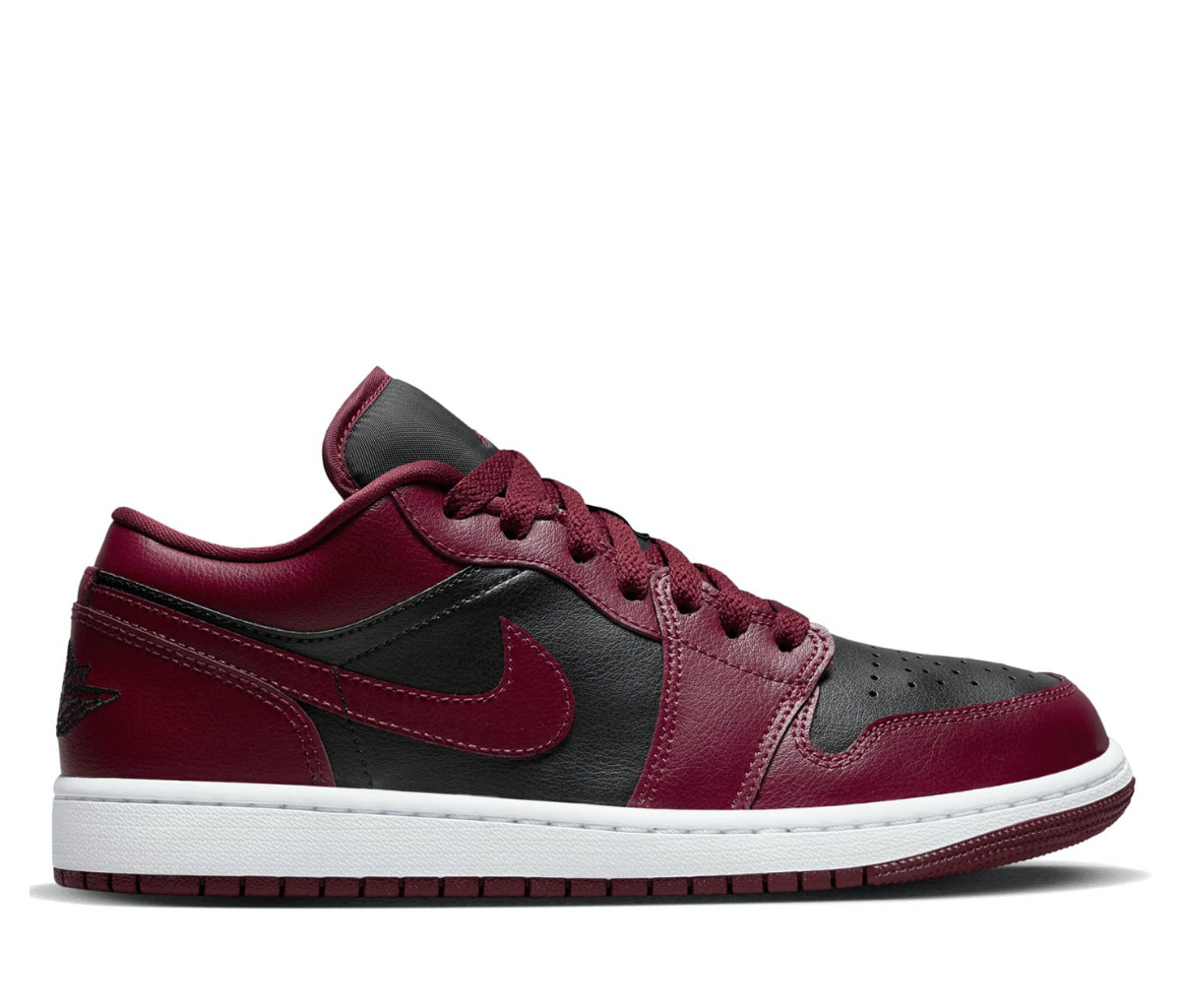 Jordan 1 Low Black Dark Beetroot (Women's)
