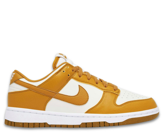 Nike Dunk Low Next Nature Phantom Gold Suede (Women's)