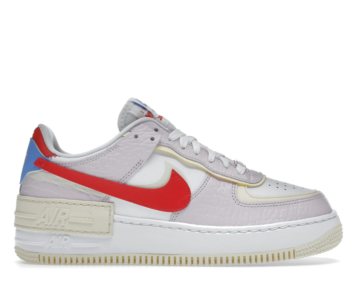 Nike Air Force 1 Low Shadow Regal Pink Coconut Milk University Blue Fusion Red (Women's) 