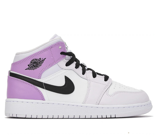 Jordan 1 Mid Barely Grape (GS) 