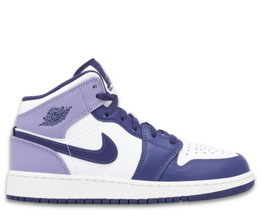 Jordan 1 Mid White Sky J Purple (GS)