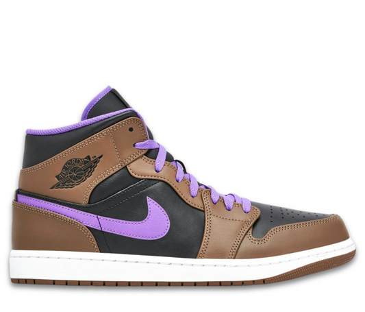 Jordan 1 Mid Purple Mocha