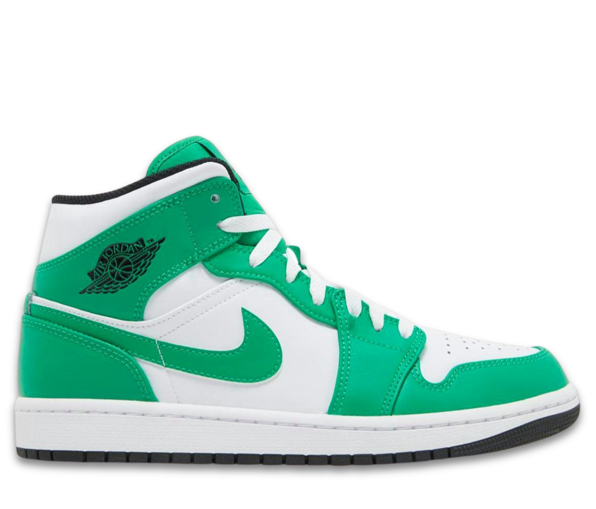 Jordan 1 Mid Lucky Green